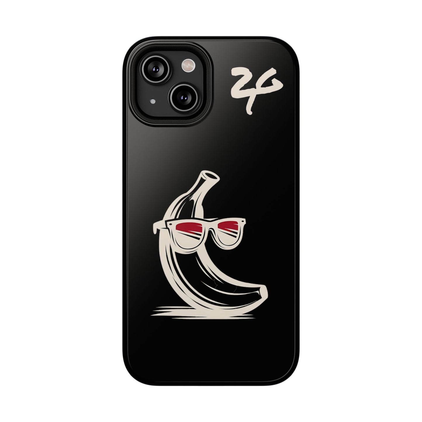 2 Tired Gorillaz, (2TG Sigma Banana) Impact-Resistant Cases (Black)