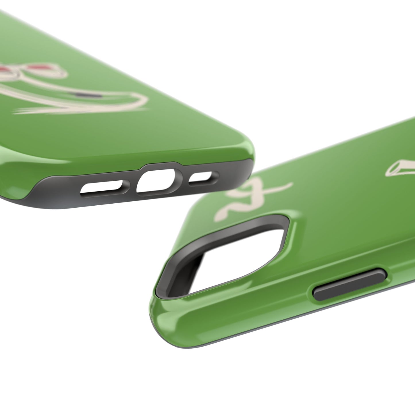 2 Tired Gorillaz, (2TG Sigma Banana) Impact-Resistant Cases (Green)