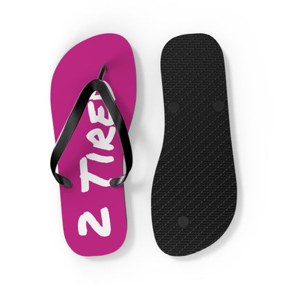 2 Tired Gorillaz, Flip Flops (Dark Pink)