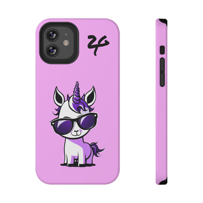 2 Tired Gorillaz, (2TG Lina Unicorn) Impact-Resistant Cases (Cotton Candy)