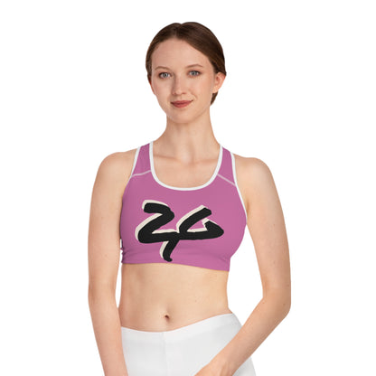 2 Tired Gorillaz (2TG), Sports Bra (Light Pink)