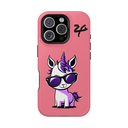 2 Tired Gorillaz, (2TG Lina Unicorn) Impact-Resistant Cases (Bubblegum)