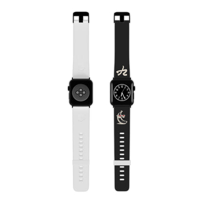 2 Tired Gorillaz (2TG, Sigma Banana), Rubber Watch Band for Apple Watch (Black)