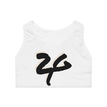 2 Tired Gorillaz (2TG), Sports Bra (white)