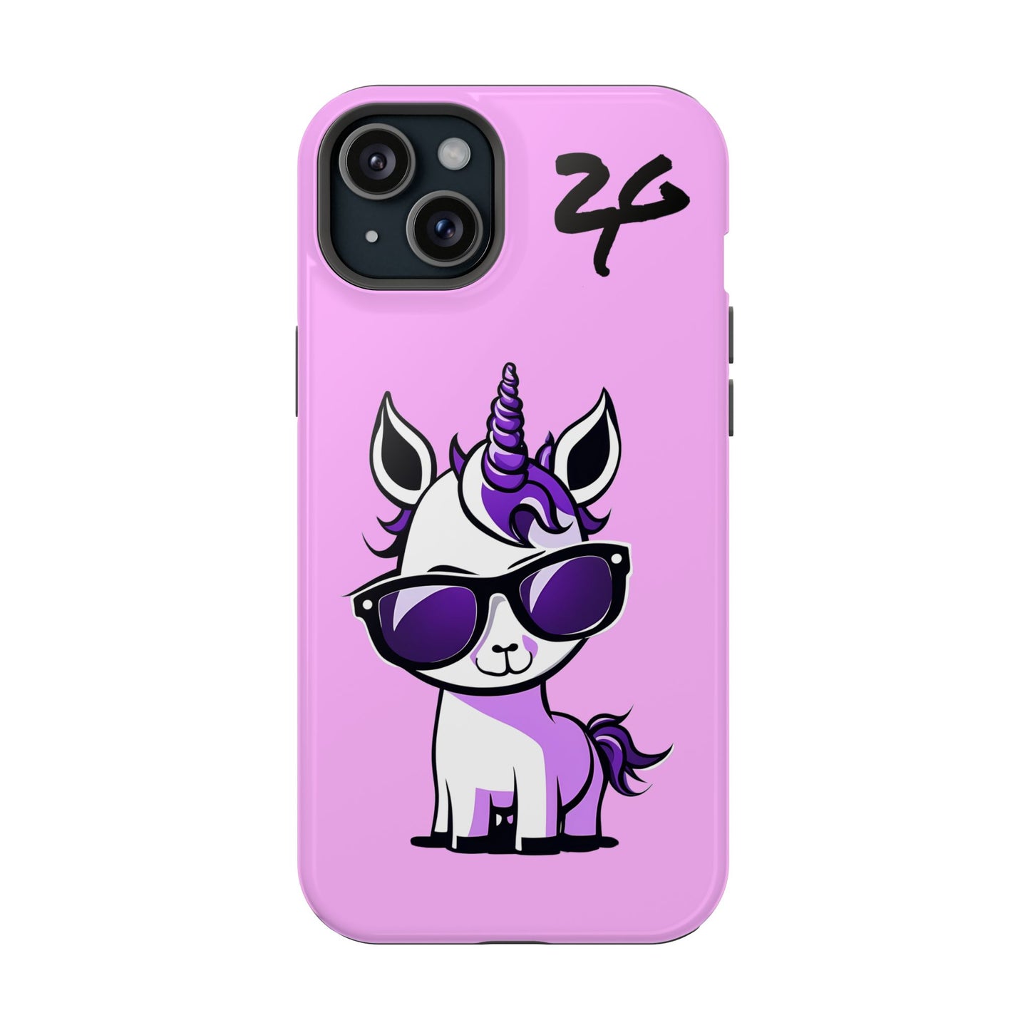 2 Tired Gorillaz, (2TG Lina Unicorn) Impact-Resistant Cases (Cotton Candy)