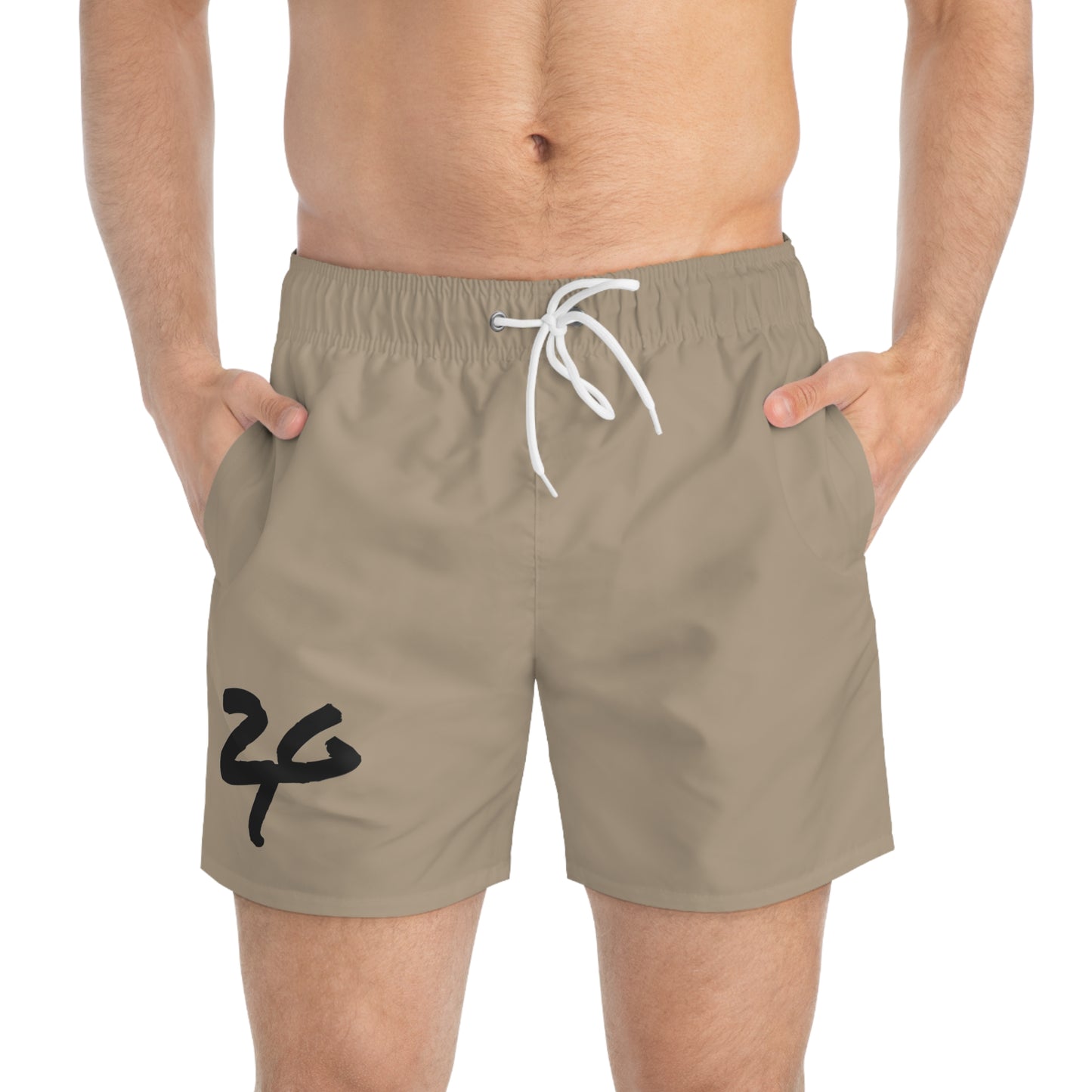 2 Tired Gorillaz, (Sandy Crema Banana) Swim Shorts