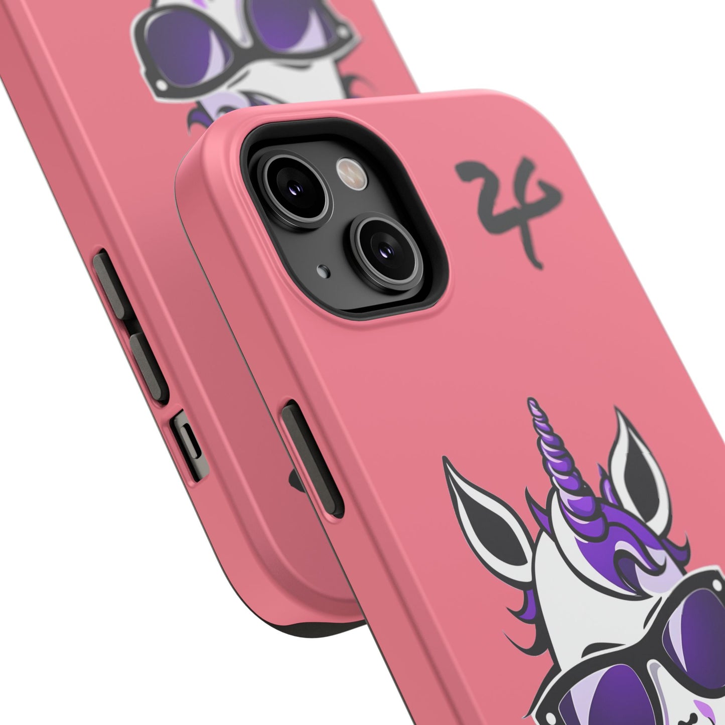 2 Tired Gorillaz, (2TG Lina Unicorn) Impact-Resistant Cases (Bubblegum)