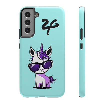 2 Tired Gorillaz, (2TG Lina Unicorn) Impact-Resistant Cases (Sky)