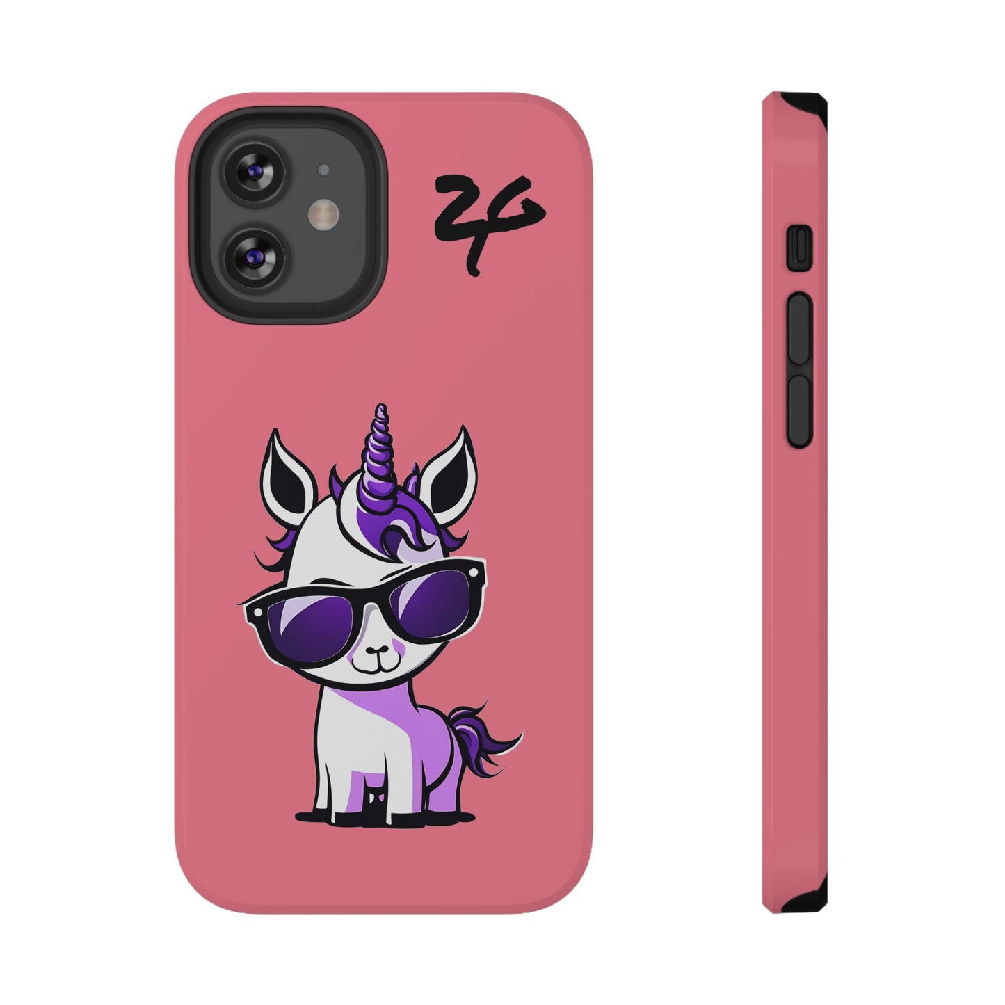 2 Tired Gorillaz, (2TG Lina Unicorn) Impact-Resistant Cases (Bubblegum)