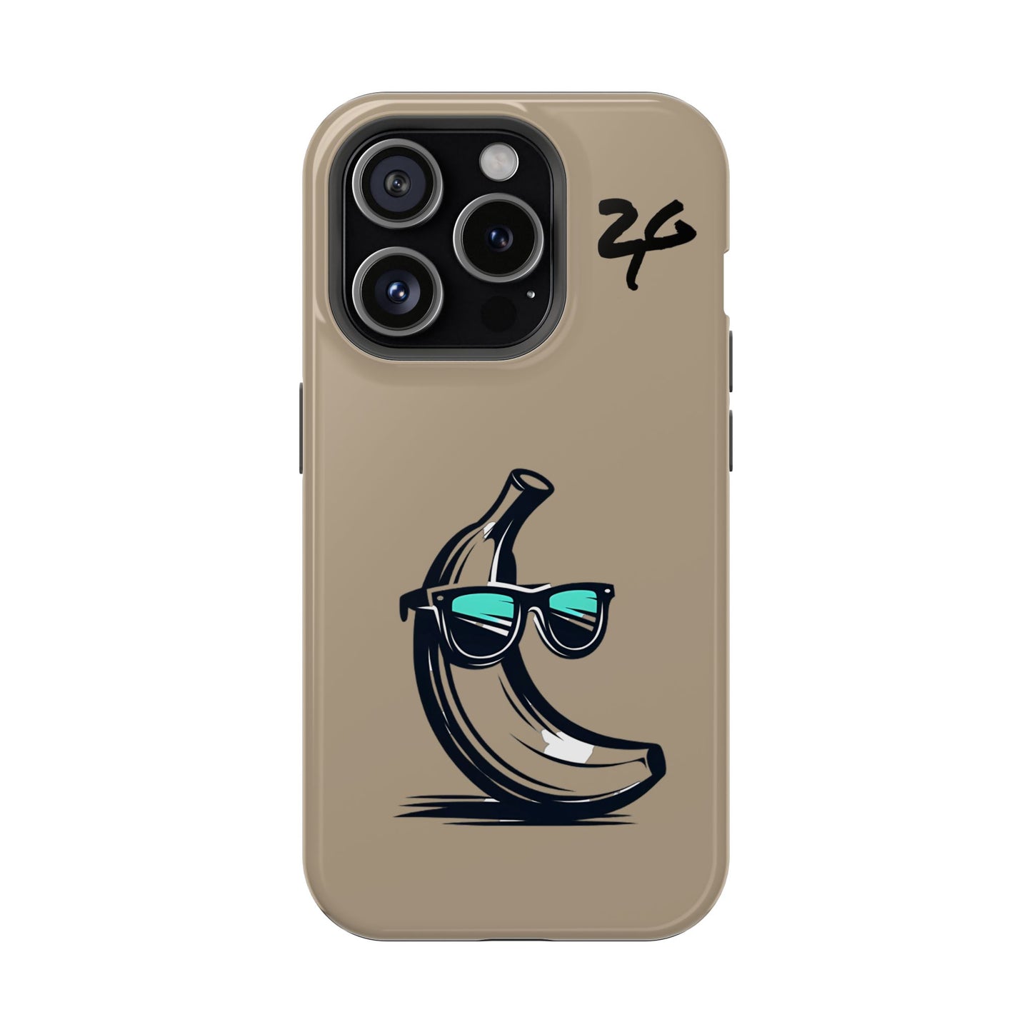 2 Tired Gorillaz, (2TG Sigma Banana) Impact-Resistant Cases (Sandy/black)