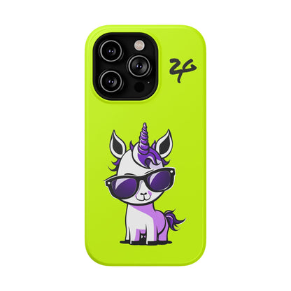 2 Tired Gorillaz, (2TG Lina Unicorn) Impact-Resistant Cases (Neon)