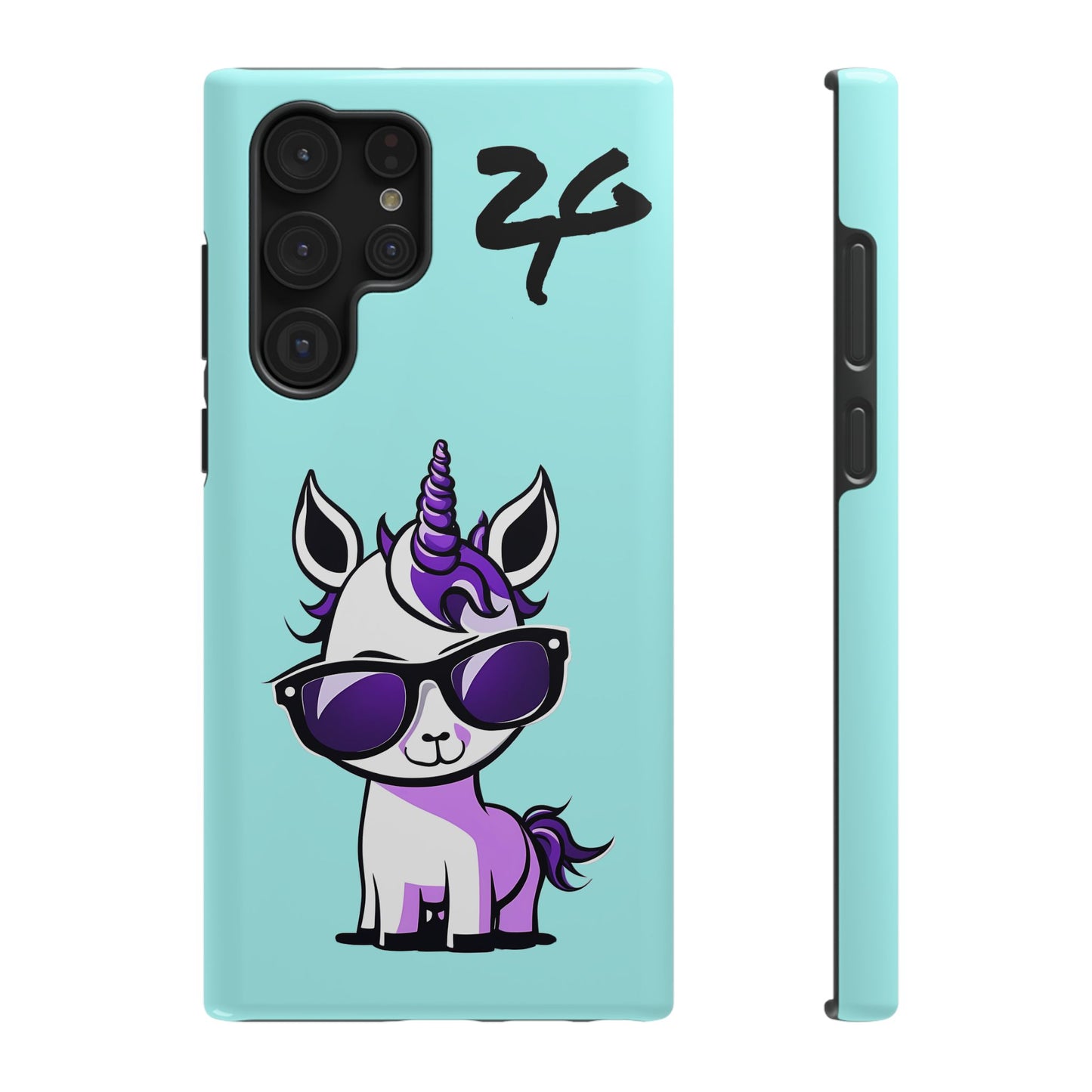 2 Tired Gorillaz, (2TG Lina Unicorn) Impact-Resistant Cases (Sky)