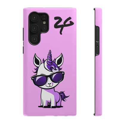 2 Tired Gorillaz, (2TG Lina Unicorn) Impact-Resistant Cases (Cotton Candy)