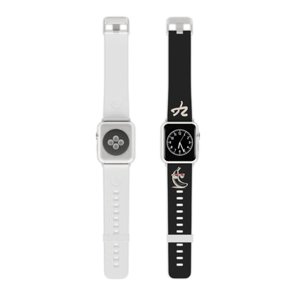 2 Tired Gorillaz (2TG, Sigma Banana), Rubber Watch Band for Apple Watch (Black)