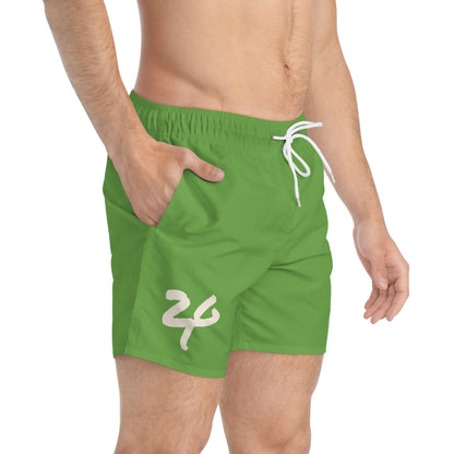 2 Tired Gorillaz, (Sigma Banana) Swim Shorts(Green)