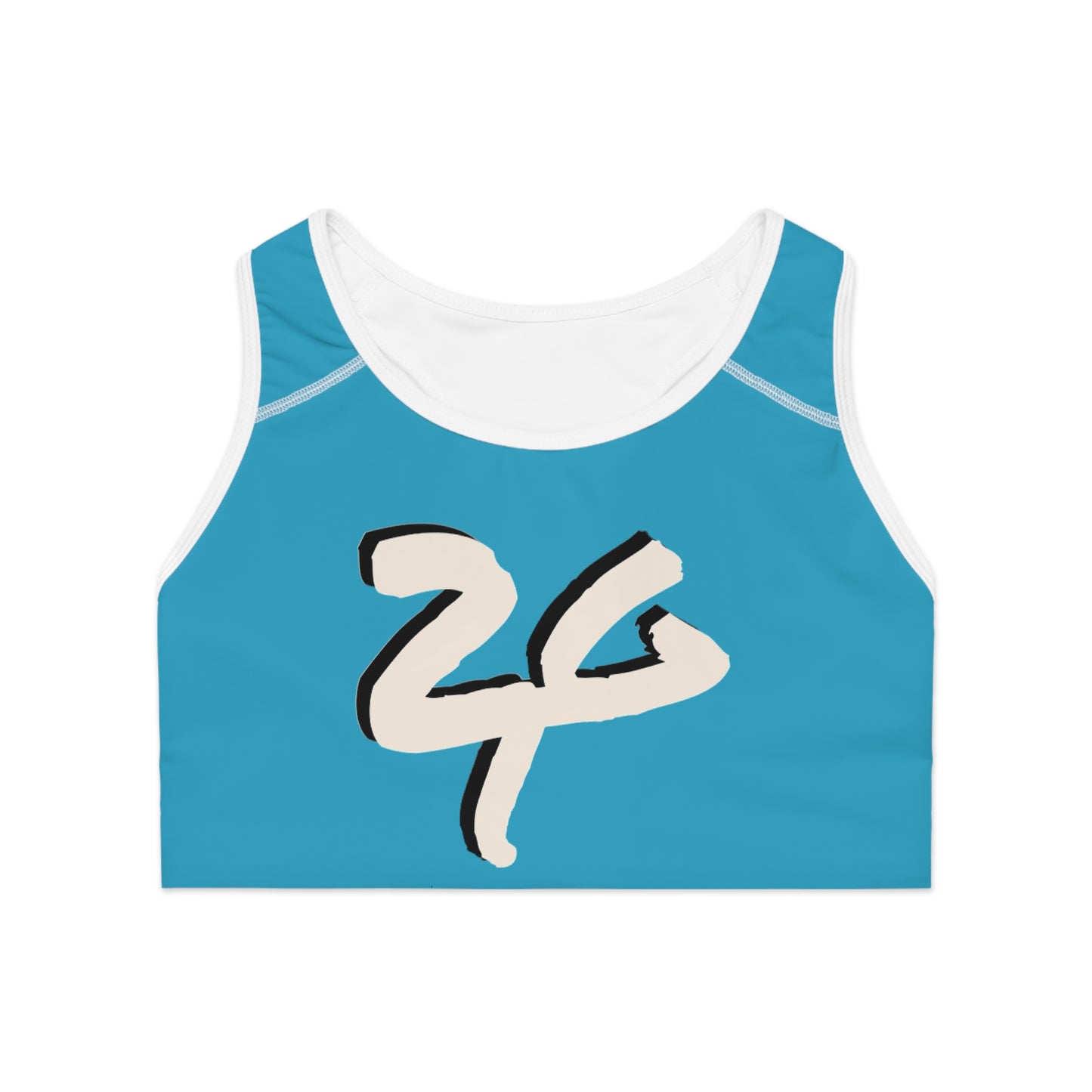 2 Tired Gorillaz (2TG), Sports Bra (Turquoise)