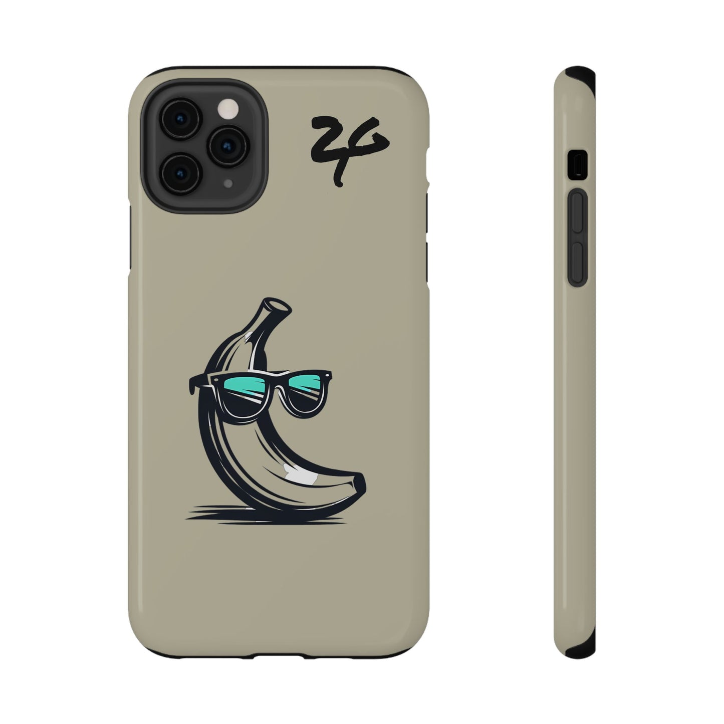 2 Tired Gorillaz, (2TG Sigma Banana) Impact-Resistant Cases (Fresh/black)