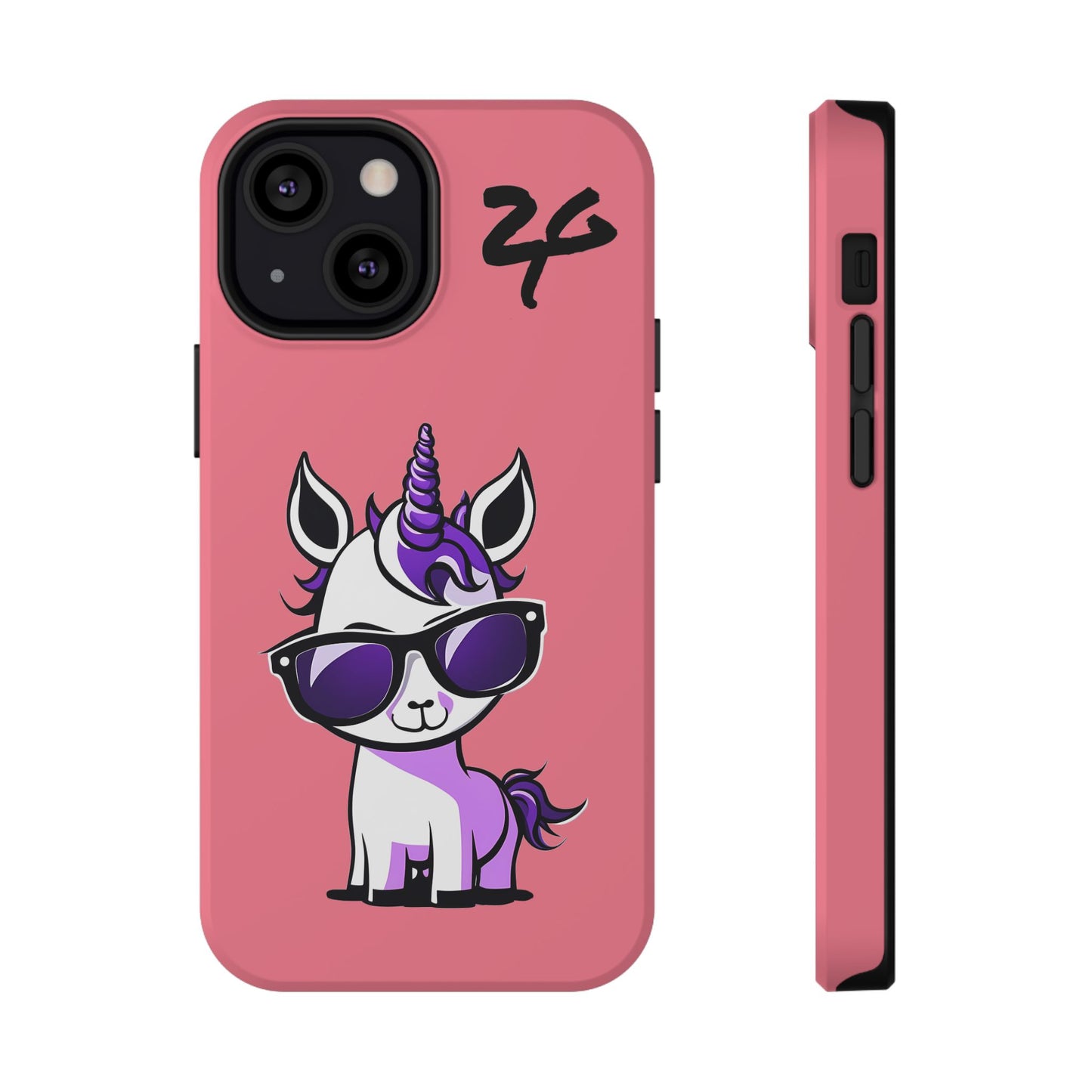 2 Tired Gorillaz, (2TG Lina Unicorn) Impact-Resistant Cases (Bubblegum)