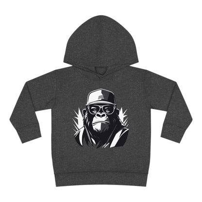 2 Tired Gorillaz, Toddler Pullover Fleece Hoodie