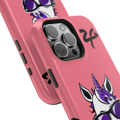 2 Tired Gorillaz, (2TG Lina Unicorn) Impact-Resistant Cases (Bubblegum)