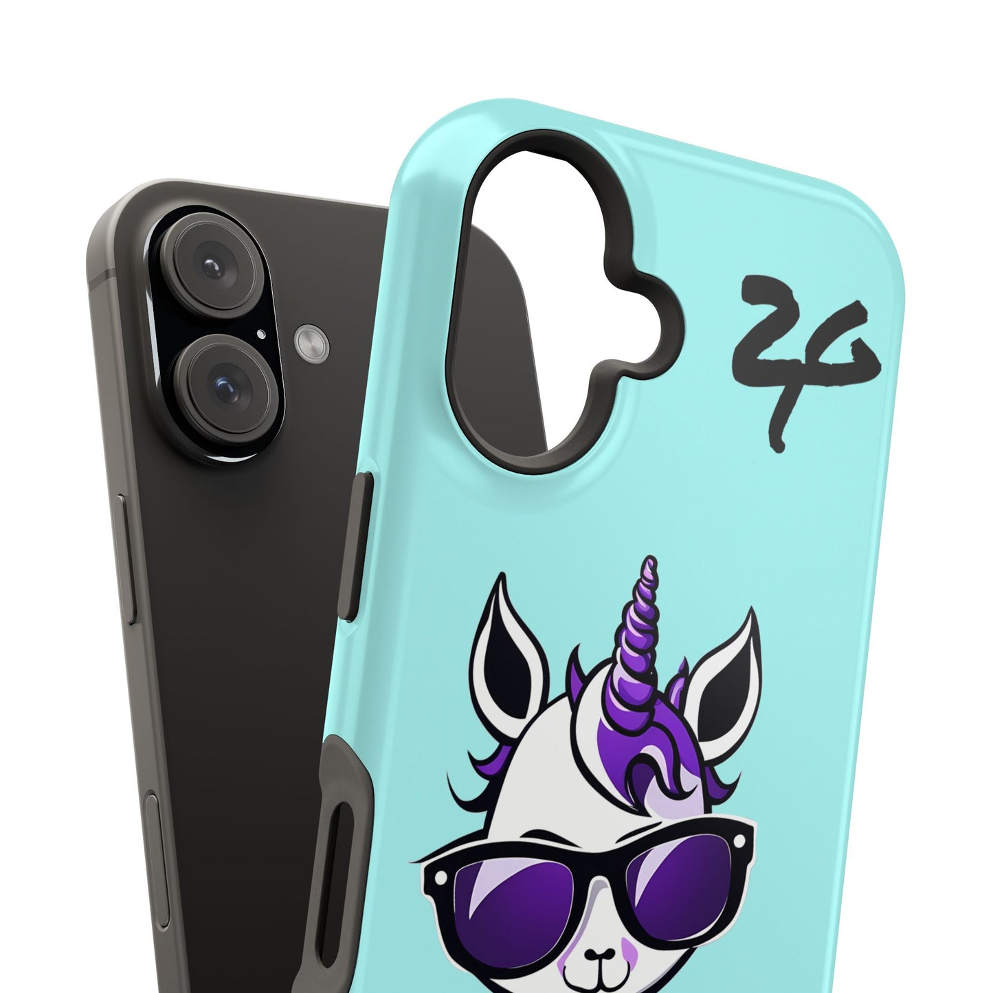 2 Tired Gorillaz, (2TG Lina Unicorn) Impact-Resistant Cases (Sky)