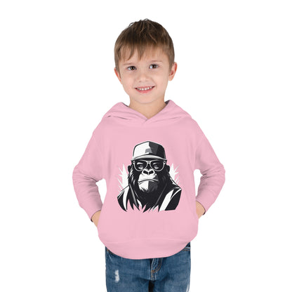 2 Tired Gorillaz, Toddler Pullover Fleece Hoodie