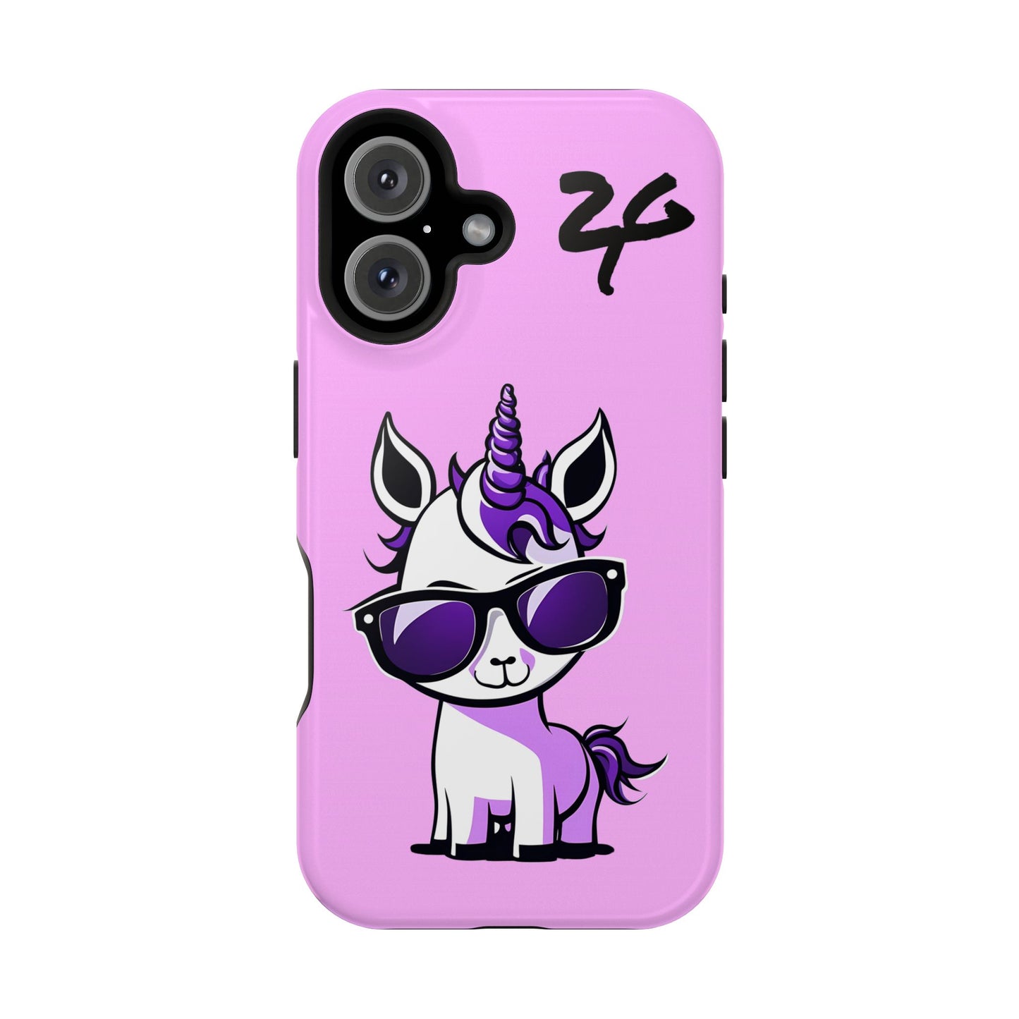 2 Tired Gorillaz, (2TG Lina Unicorn) Impact-Resistant Cases (Cotton Candy)