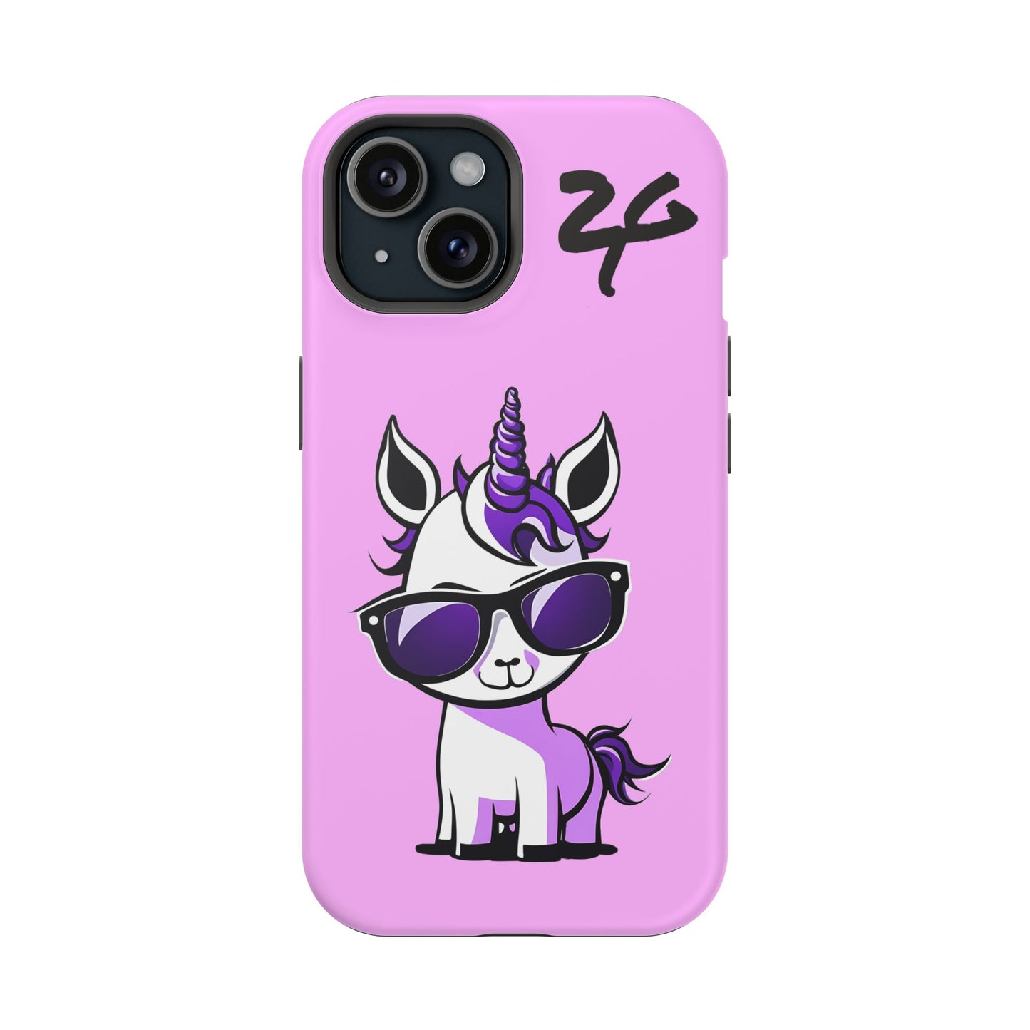 2 Tired Gorillaz, (2TG Lina Unicorn) Impact-Resistant Cases (Cotton Candy)