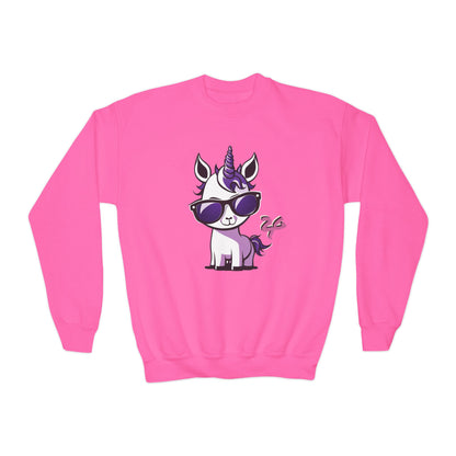 2 Tired Gorillaz, (Lina Unicorn) Teen Crewneck Sweatshirt