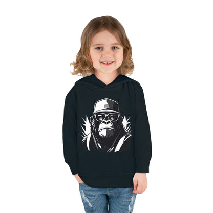 2 Tired Gorillaz, Toddler Pullover Fleece Hoodie