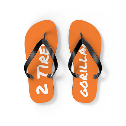 2 Tired Gorillaz, Flip Flops (Orange)