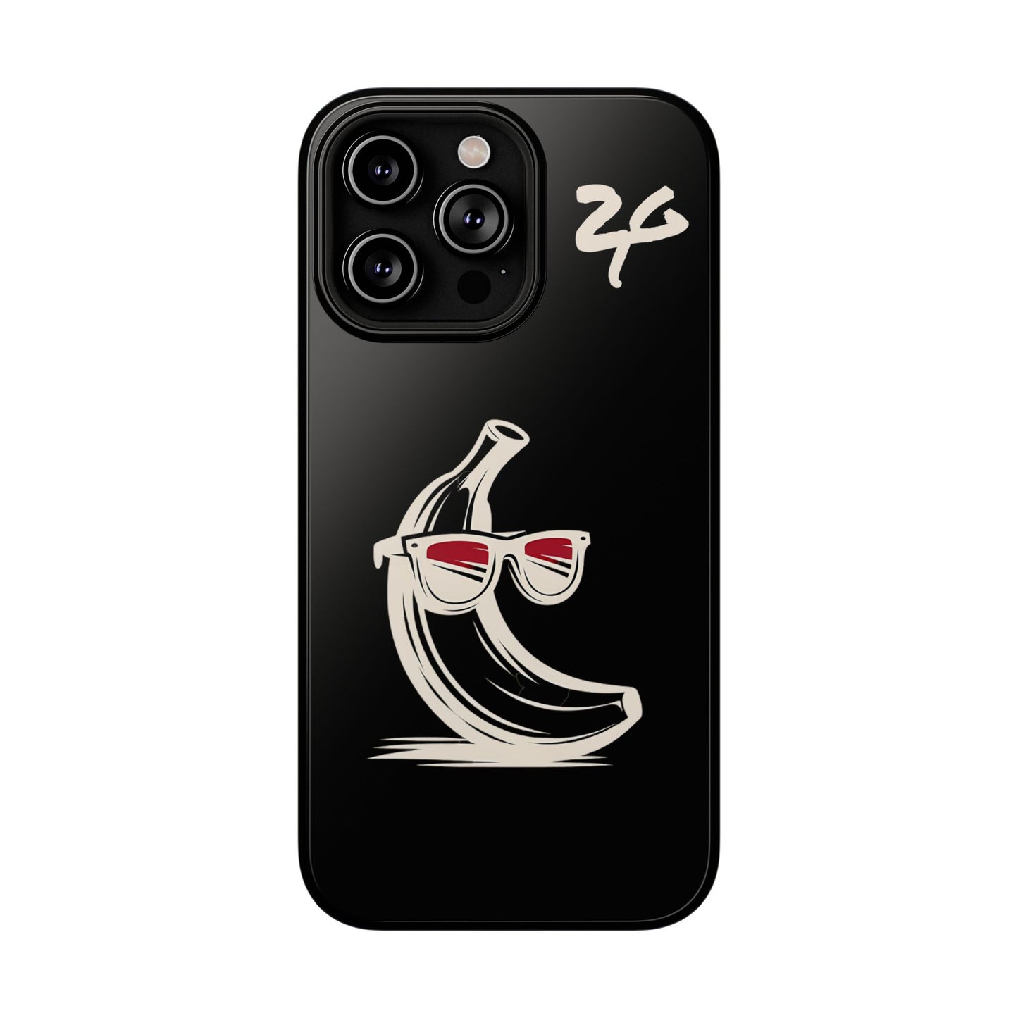 2 Tired Gorillaz, (2TG Sigma Banana) Impact-Resistant Cases (Black)