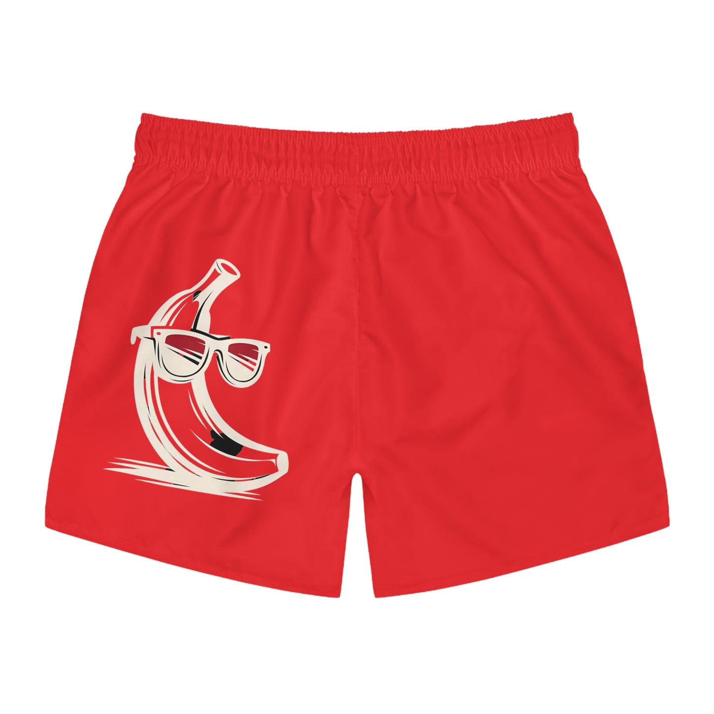 2 Tired Gorillaz, (Sigma Banana) Swim Shorts(Red)