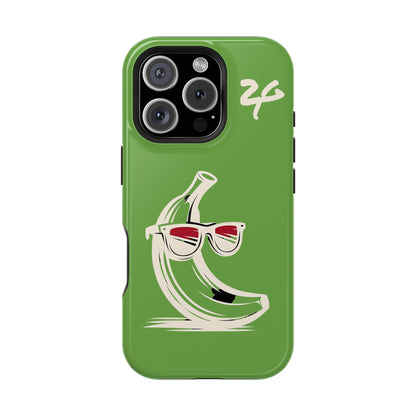 2 Tired Gorillaz, (2TG Sigma Banana) Impact-Resistant Cases (Green)