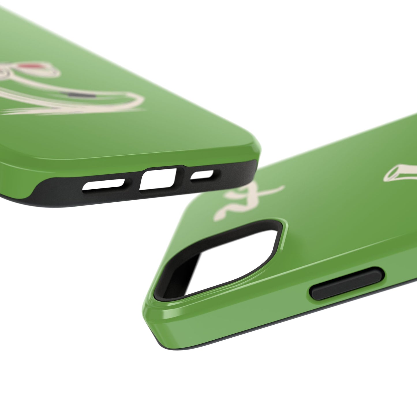 2 Tired Gorillaz, (2TG Sigma Banana) Impact-Resistant Cases (Green)