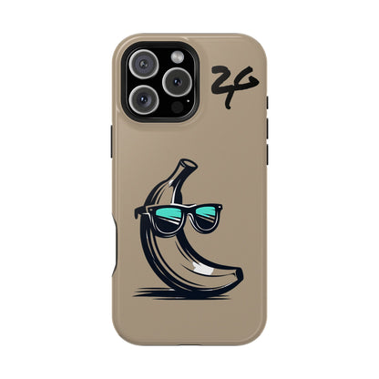 2 Tired Gorillaz, (2TG Sigma Banana) Impact-Resistant Cases (Sandy/black)