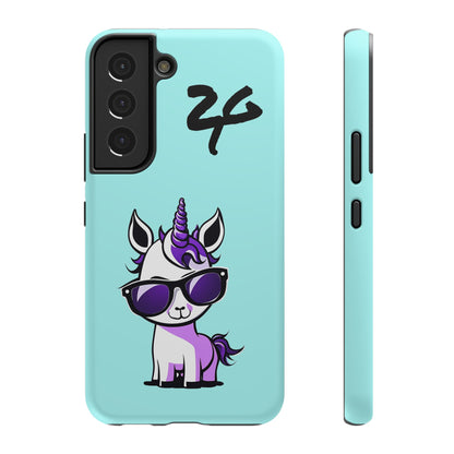 2 Tired Gorillaz, (2TG Lina Unicorn) Impact-Resistant Cases (Sky)