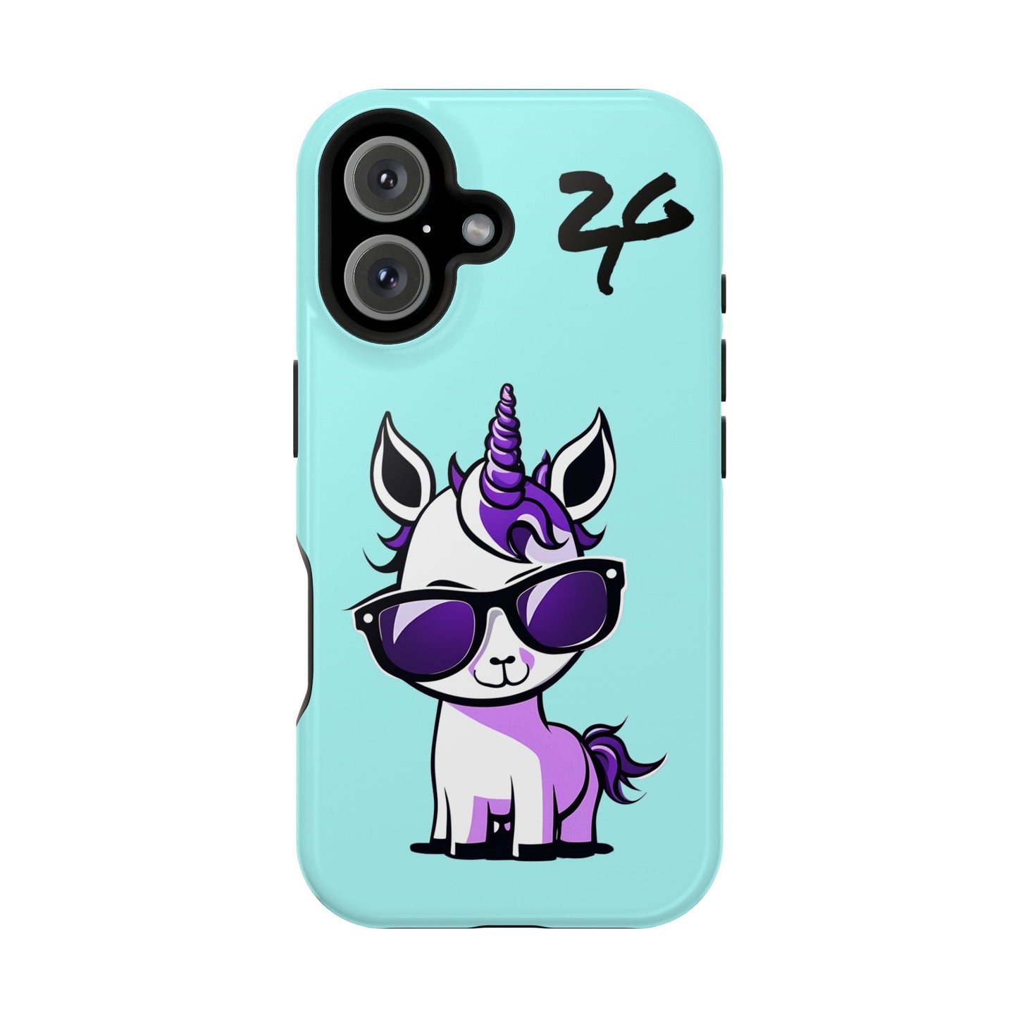 2 Tired Gorillaz, (2TG Lina Unicorn) Impact-Resistant Cases (Sky)