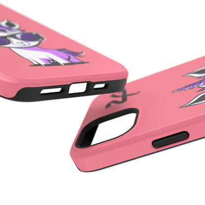 2 Tired Gorillaz, (2TG Lina Unicorn) Impact-Resistant Cases (Bubblegum)