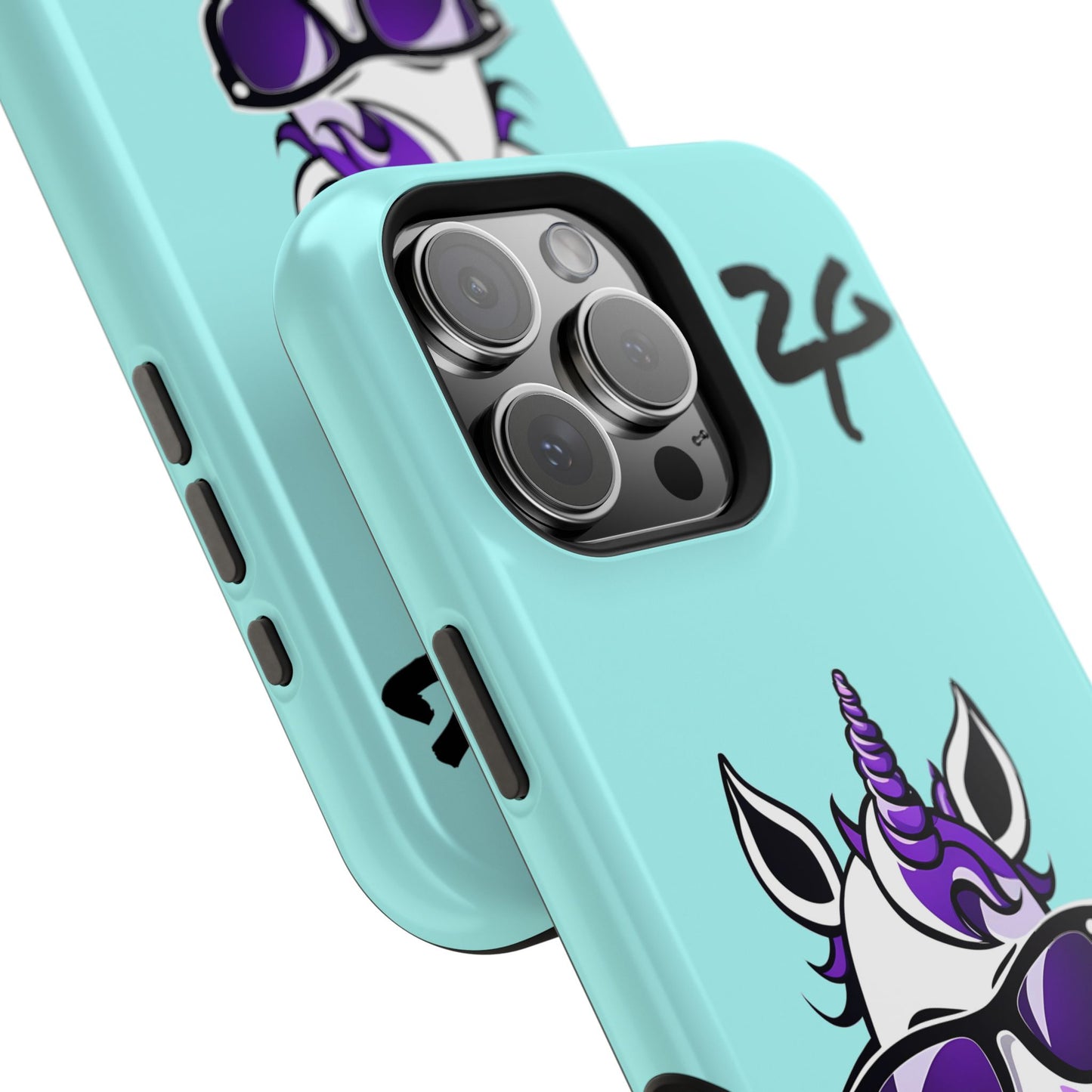 2 Tired Gorillaz, (2TG Lina Unicorn) Impact-Resistant Cases (Sky)