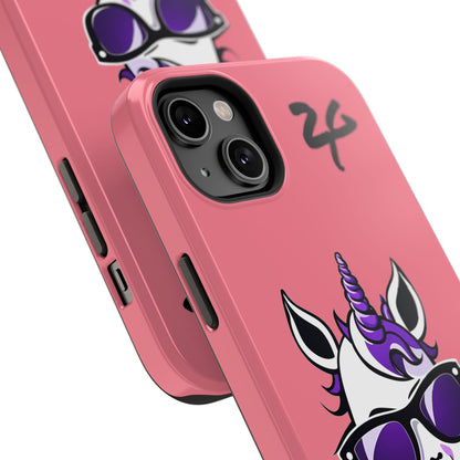 2 Tired Gorillaz, (2TG Lina Unicorn) Impact-Resistant Cases (Bubblegum)