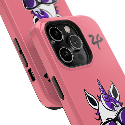 2 Tired Gorillaz, (2TG Lina Unicorn) Impact-Resistant Cases (Bubblegum)