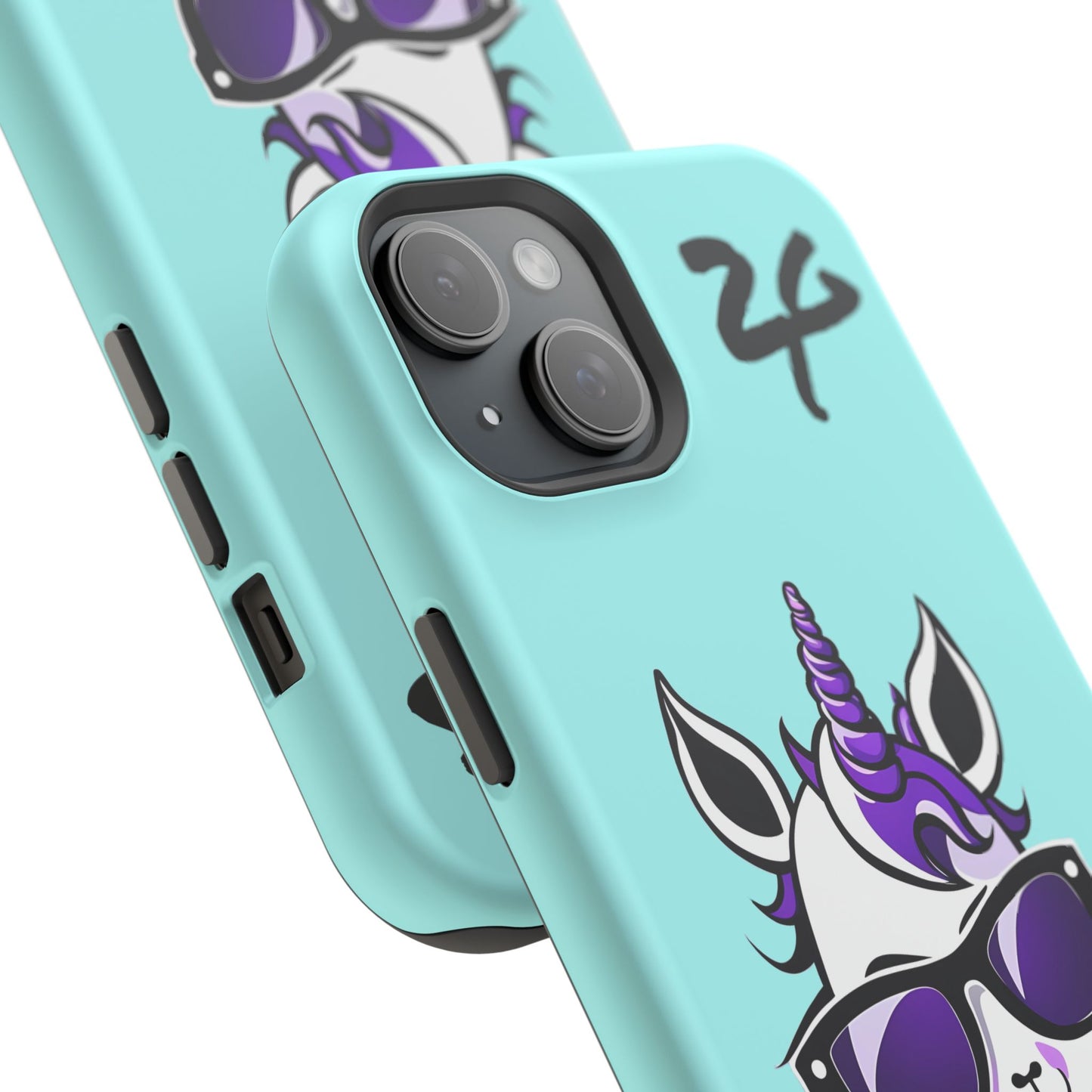 2 Tired Gorillaz, (2TG Lina Unicorn) Impact-Resistant Cases (Sky)