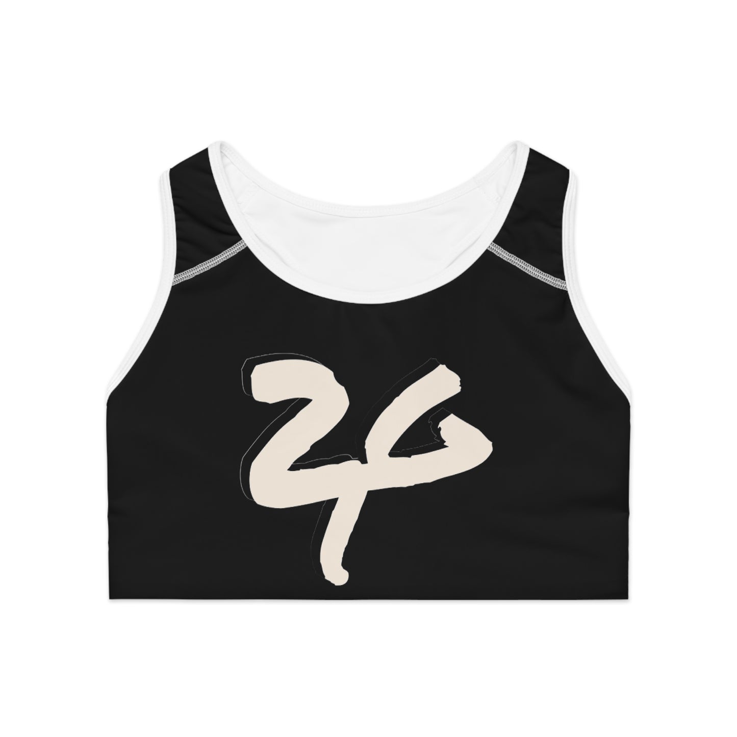 2 Tired Gorillaz (2TG), Sports Bra (Black)