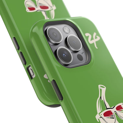 2 Tired Gorillaz, (2TG Sigma Banana) Impact-Resistant Cases (Green)