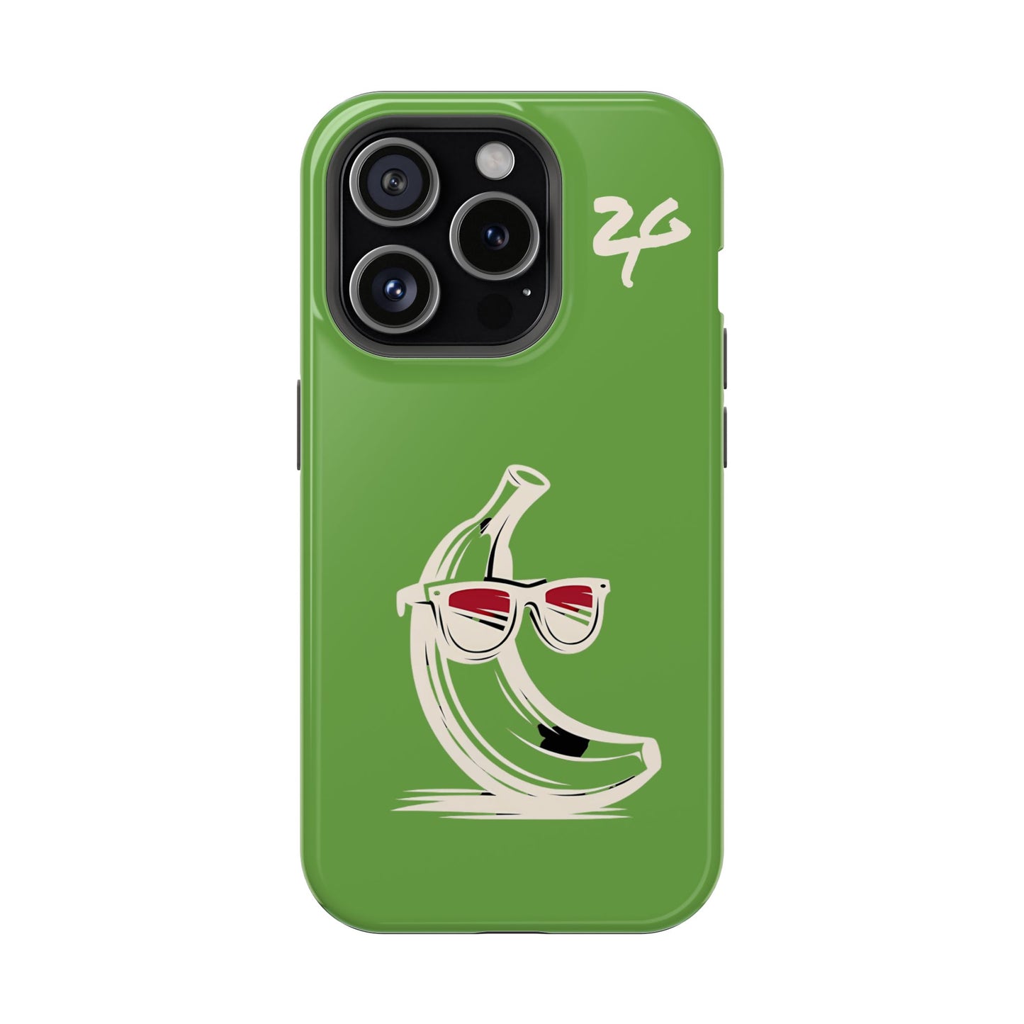 2 Tired Gorillaz, (2TG Sigma Banana) Impact-Resistant Cases (Green)