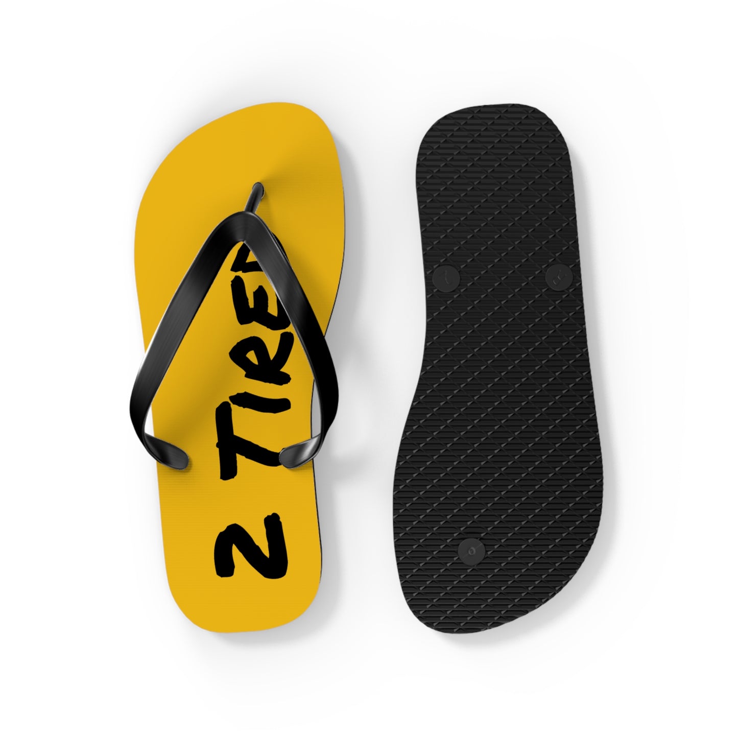 2 Tired Gorillaz, Flip Flops (Yellow)