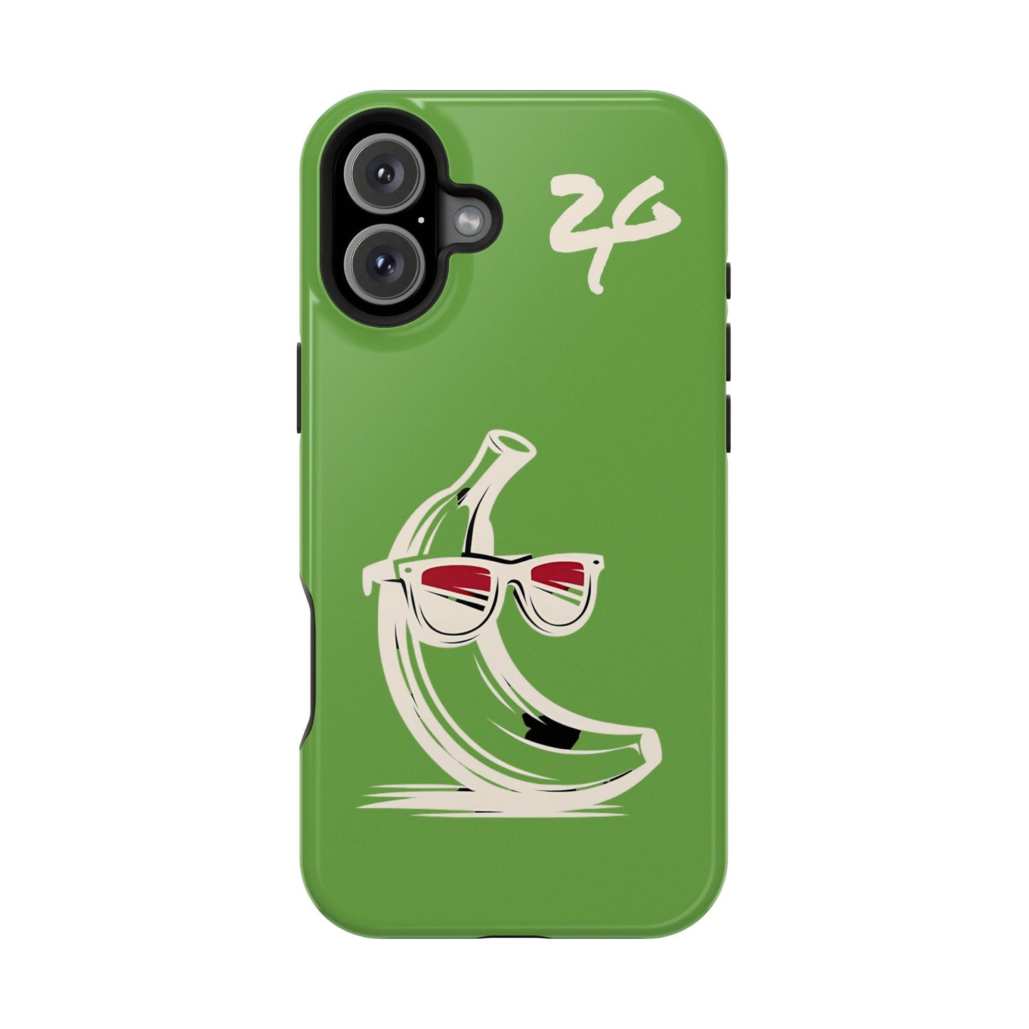 2 Tired Gorillaz, (2TG Sigma Banana) Impact-Resistant Cases (Green)