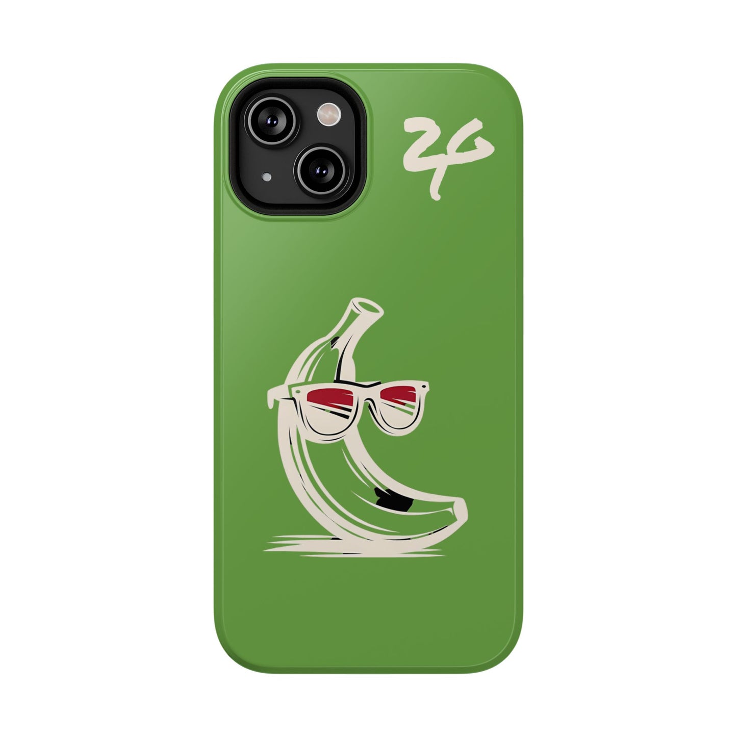 2 Tired Gorillaz, (2TG Sigma Banana) Impact-Resistant Cases (Green)