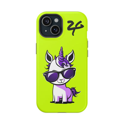 2 Tired Gorillaz, (2TG Lina Unicorn) Impact-Resistant Cases (Neon)